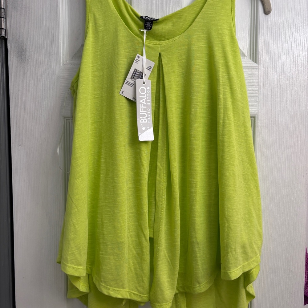 New with tags attached Buffalo David Bitton Women's Lime Green Top